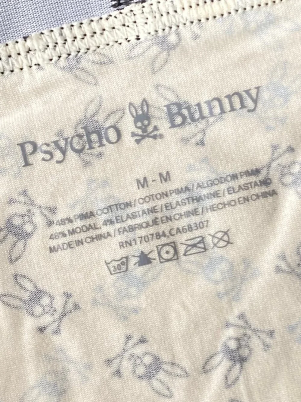 Psycho Bunny Aram Boxer Brief Pima Cotton Modal Mens Medium M Pristine NWT